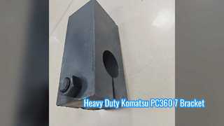 Siège de rouleau de transporteur d'excavatrice PC360-7/support de rouleau supérieur pour Komatsu