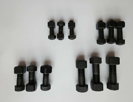 Boulons et écrous de rails à engrenages et à segments pour pièces de chariot de chariot de pellets