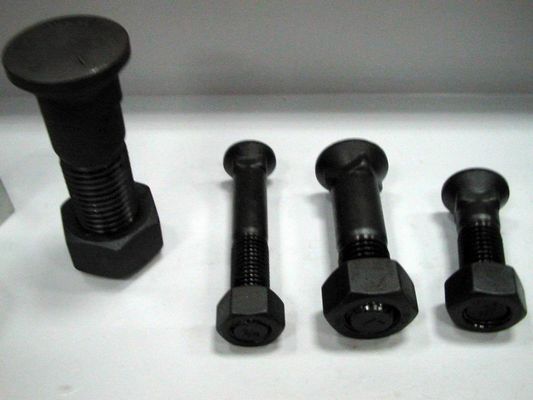 Boulons et écrous de rails à engrenages et à segments pour pièces de chariot de chariot de pellets