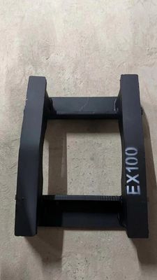 2000h Vie Excavateur en acier à charge lourde Gardiens de voie avec espacement de trou au centre 340mm * 340mm