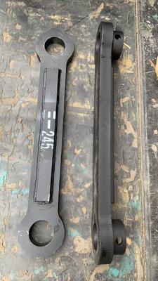 Sany SY245 excavateur renforcé et renforcé bâton connecteur de seau, alliage forgé en acier allié H-type connecteur, accessoire spécial anti-fracture