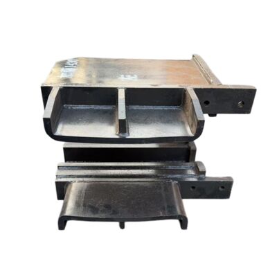 Yoke / fourchette avant pour Kato HD1430 pièces de train d'excavation,compatible avec Kato HD1430 train d'excavation fourchette avant, support de mâchoire, composants de train d'excavation, y compris quatre roues et une voie