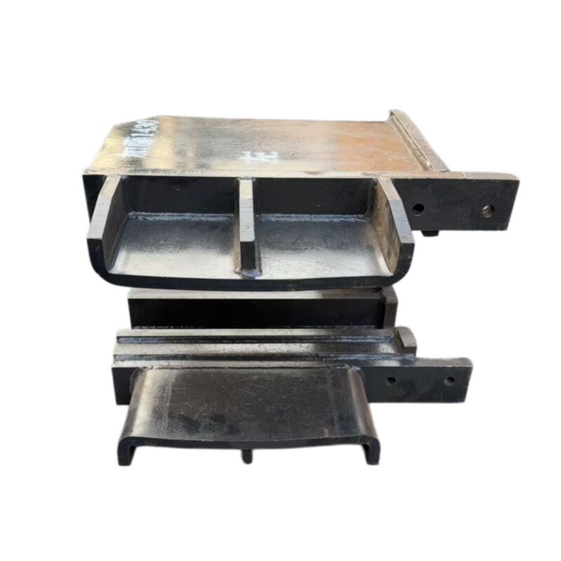 Yoke / fourchette avant pour Kato HD1430 pièces de train d'excavation,compatible avec Kato HD1430 train d'excavation fourchette avant, support de mâchoire, composants de train d'excavation, y compris quatre roues et une voie