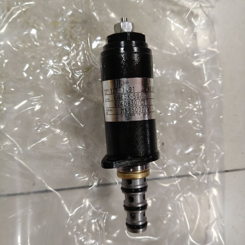 121‐1491 1211491 Red Dot Fermeture de sécurité proportionnelle soupape solénoïde 24V CC Pour les excavatrices CAT E320B E320C E320D E312B E325C E330C Solénoïde hydraulique
